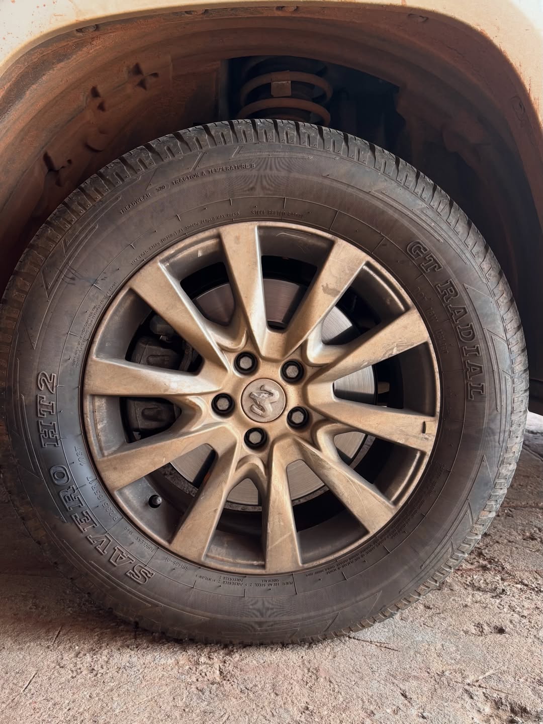 Roda depois da limpeza